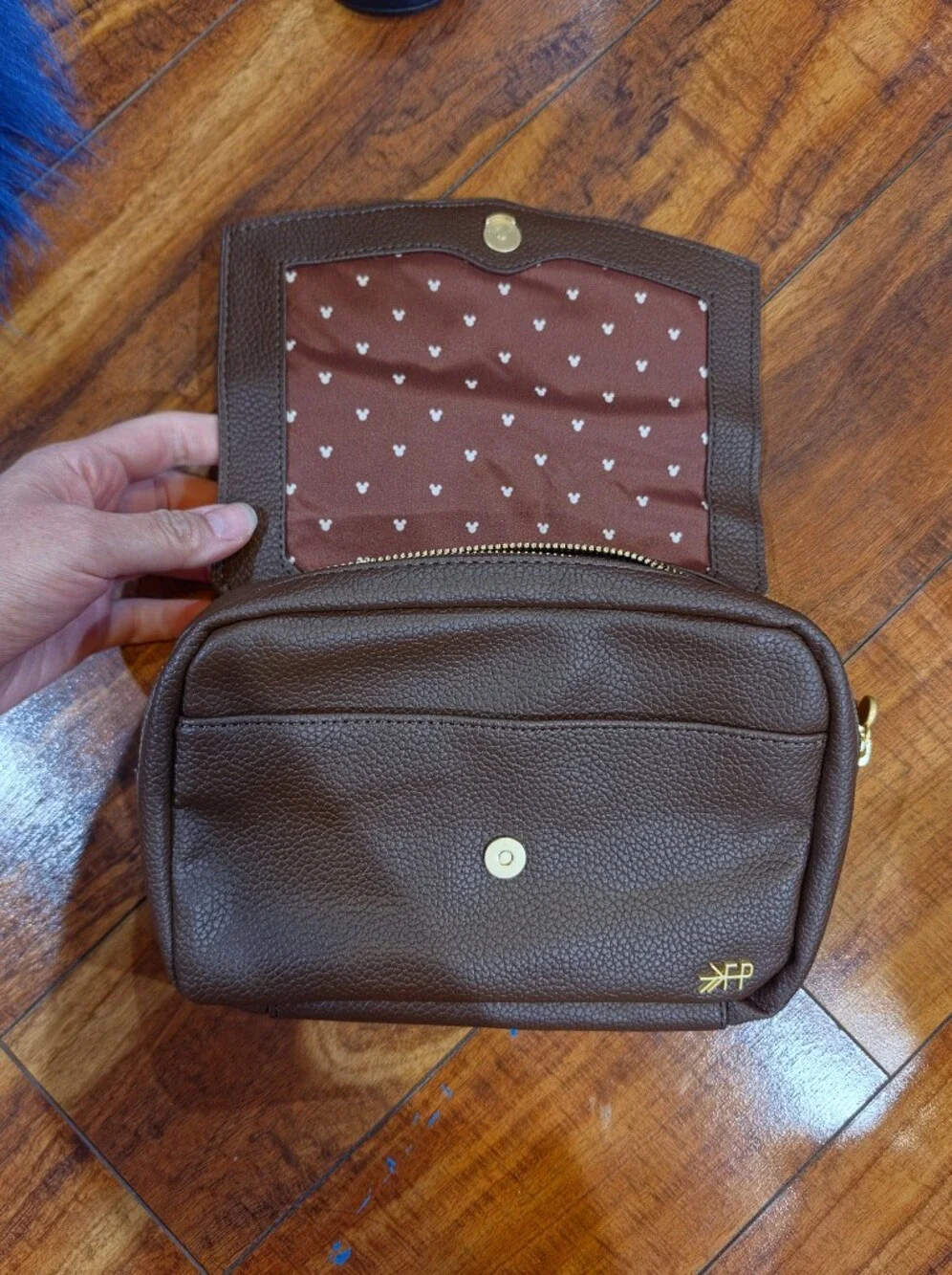 Freshly Picked Disney Mocha Mickey Mouse Park Pack Mickey SLING Bag Diaper Bag